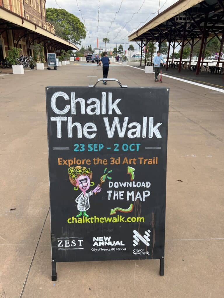 Chalk the Walk Newcastle