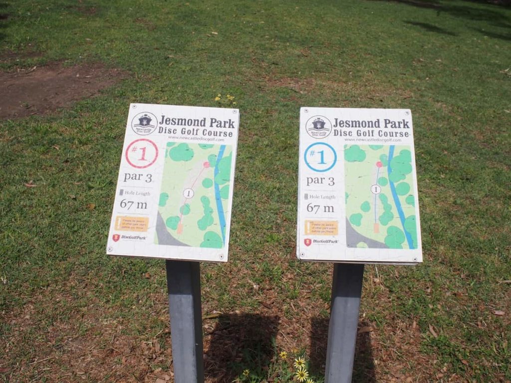 Jesmond Park Frisbee Course